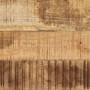 Mesa de centro de madera maciza de mango rugosa 100x50x35 cm