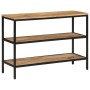 Mesa consola madera maciza de mango rugosa 100x35x70 cm en Mesas auxiliares | Comprar online en Foro24