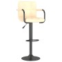 Cremefarbener Küchenhocker aus Samt von vidaXL, Küchenhocker - Ref: Foro24-334647, Preis: 72,59 €, Rabatt: %