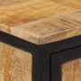 Aparador de madera maciza de mango rugosa 105x35x70 cm