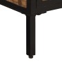 Aparador de madera maciza de mango rugosa 105x35x70 cm