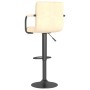 Cremefarbener Küchenhocker aus Samt von vidaXL, Küchenhocker - Ref: Foro24-334647, Preis: 72,59 €, Rabatt: %