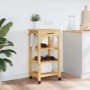 Carrito de cocina MONZA madera maciza de pino 48x40x88,5 cm