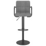 Taburetes de cocina 2 unidades terciopelo gris claro de vidaXL, Taburetes de cocina - Ref: Foro24-334659, Precio: 142,83 €, D...