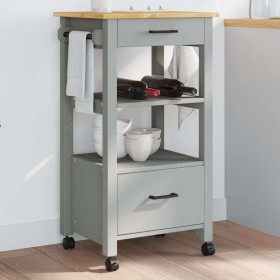 Carrito de cocina MONZA madera maciza de pino 48x40x88,5 cm
