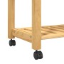 Carrito de cocina MONZA madera maciza de pino 60x40x88,5 cm