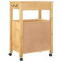 Carrito de cocina MONZA madera maciza de pino 60x40x88,5 cm