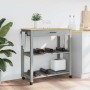 Carrito de cocina MONZA madera maciza de pino 84x40x88,5 cm