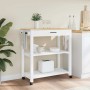 Carrito de cocina MONZA madera maciza de pino 84x40x88,5 cm
