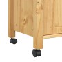 Carrito de cocina MONZA madera maciza de pino 84x40x88,5 cm