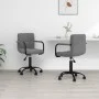 Drehbare Esszimmerstühle, 2 Einheiten, dunkelgrauer Samt von vidaXL, Essstühle - Ref: Foro24-334722, Preis: 128,60 €, Rabatt: %