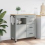 Carrito de cocina MONZA madera maciza de pino 84x40x88,5 cm