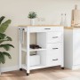 Carrito de cocina MONZA madera maciza de pino 84x40x88,5 cm