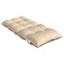 Cojines para silla con respaldo bajo 4 uds tela Oxford beige