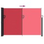 Toldo lateral retráctil rojo 140x500 cm en Sombrillas | Comprar online en Foro24