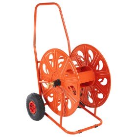 Carrito carrete para manguera de 140 m 3/4" acero