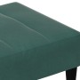 Reposapiés de terciopelo verde oscuro 77x55x31 cm en Otomanas | Comprar online en Foro24