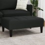 Reposapiés de terciopelo negro 77x55x31 cm en Otomanas | Comprar online en Foro24