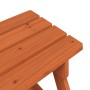 Mesa de picnic para 4 niños agujero para sombrilla madera abeto en Mesas de jardín | Comprar online en Foro24