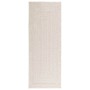 Alfombra ZIZUR apariencia yute interior exterior crema 80x200cm