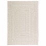 Alfombra ZIZUR apariencia yute interior exterior crema