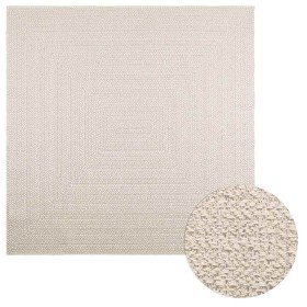 Alfombra ZIZUR apariencia yute interior exterior crema en Alfombras | Comprar online en Foro24