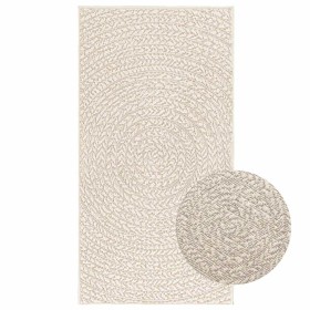 Alfombra ZIZUR apariencia yute interior exterior crema 60x110cm en Alfombras | Comprar online en Foro24