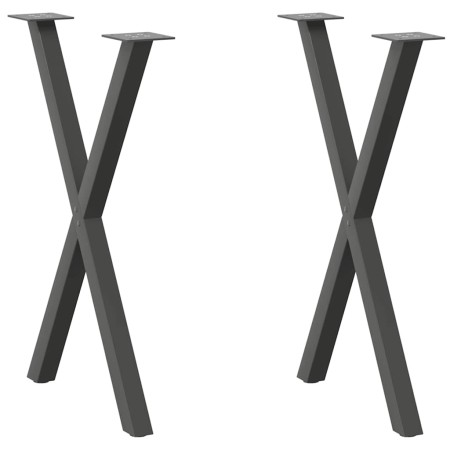 Patas para mesa de comedor en forma de X (2 unidades)