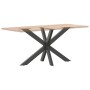 Pata de mesa de comedor forma araña antracita 120x68x(72-73) cm