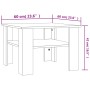 Mesa de centro madera contrachapada roble Sonoma 60x60x42 cm de vidaXL, Mesas de centro - Ref: Foro24-800210, Precio: 46,59 €...