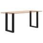 Patas para mesa de comedor en forma de U (2 unidades), color negro, 50 x (72-73) cm, acero en Patas para mesas | Comprar online 