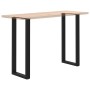 Patas para mesa de bar en forma de U (2 unidades), color negro, 40 x 110-111 cm, acero en Patas para mesas | Comprar online en F