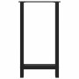 Patas para mesa de bar negras (2 unidades, 50 x 90-91 cm, acero)