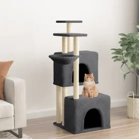Cat scratching post with dark gray sisal posts 122 cm by vidaXL, Cat furniture - Ref: Foro24-172054, Price: 54,57 €, Discount: %