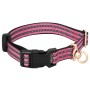 Arnés para perros con correa y collar ajustable rosa L