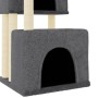 Katzenkratzbaum mit dunkelgrauen Sisalstämmen, 122 cm von vidaXL, Katzenmöbel - Ref: Foro24-172054, Preis: 55,43 €, Rabatt: %