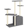 Katzenkratzbaum mit dunkelgrauen Sisalstämmen 107,5 cm von vidaXL, Katzenmöbel - Ref: Foro24-172072, Preis: 33,93 €, Rabatt: %