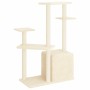 Katzenkratzbaum mit cremefarbenen Sisalstämmen, 107,5 cm von vidaXL, Katzenmöbel - Ref: Foro24-172070, Preis: 39,14 €, Rabatt: %