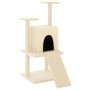 Katzenkratzbaum mit Sisalstangen in Cremefarbe, 110 cm. von vidaXL, Katzenmöbel - Ref: Foro24-172037, Preis: 41,75 €, Rabatt: %