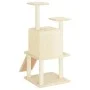 Rascador para gatos con postes de sisal color crema 110 cm by vidaXL, Cat furniture - Ref: Foro24-172037, Price: 41,21 €, Dis...