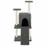 Katzenkratzbaum mit dunkelgrauen Sisalstämmen 110 cm von vidaXL, Katzenmöbel - Ref: Foro24-172039, Preis: 48,48 €, Rabatt: %