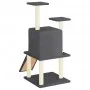 Katzenkratzbaum mit dunkelgrauen Sisalstämmen 110 cm von vidaXL, Katzenmöbel - Ref: Foro24-172039, Preis: 48,48 €, Rabatt: %