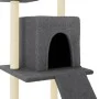 Katzenkratzbaum mit dunkelgrauen Sisalstämmen 110 cm von vidaXL, Katzenmöbel - Ref: Foro24-172039, Preis: 48,48 €, Rabatt: %