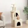 Katzenkratzbaum mit Sisalpfosten cremefarben 122 cm von vidaXL, Katzenmöbel - Ref: Foro24-172052, Preis: 56,19 €, Rabatt: %