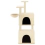 Katzenkratzbaum mit Sisalpfosten cremefarben 122 cm von vidaXL, Katzenmöbel - Ref: Foro24-172052, Preis: 57,11 €, Rabatt: %