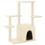 Cat scratching post with cream sisal posts 97.5 cm by vidaXL, Cat furniture - Ref: Foro24-172049, Price: 40,26 €, Discount: %