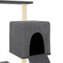 Katzenkratzbaum mit dunkelgrauen Sisalstämmen 130,5 cm von vidaXL, Katzenmöbel - Ref: Foro24-172042, Preis: 68,97 €, Rabatt: %