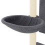 Katzenkratzbaum mit dunkelgrauen Sisalstämmen 130,5 cm von vidaXL, Katzenmöbel - Ref: Foro24-172042, Preis: 68,97 €, Rabatt: %