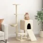 Cat scratching post with cream sisal posts 130.5 cm by vidaXL, Cat furniture - Ref: Foro24-172040, Price: 55,09 €, Discount: %