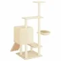 Kratzbaum für Katzen mit cremefarbenen Sisalstämmen, 130,5 cm von vidaXL, Katzenmöbel - Ref: Foro24-172040, Preis: 54,78 €, R...